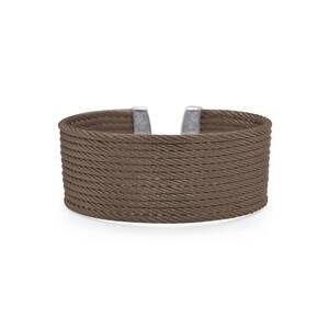 NEW DISC women's essentials 12 row cuff bracelet in chocolate